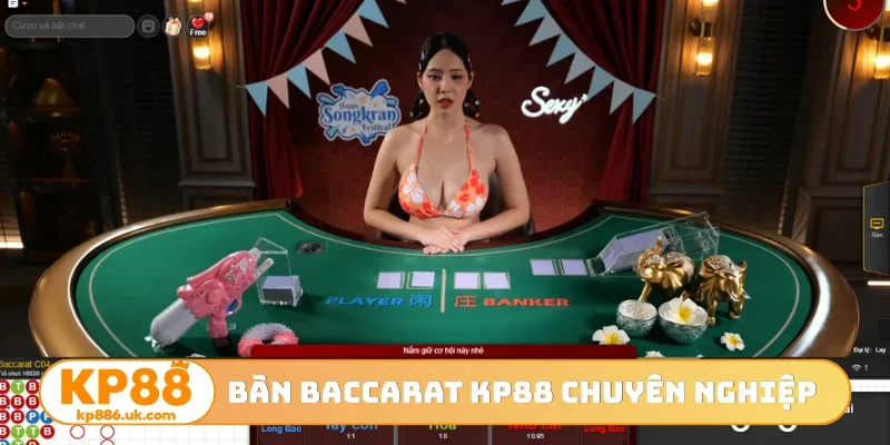 Bàn baccarat KP88 chuyên nghiệp