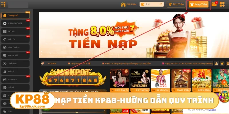 Nạp tiền KP88