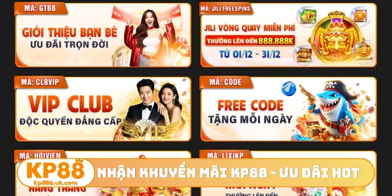 Nhận khuyến mãi KP88