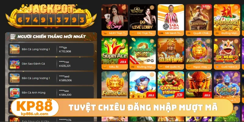 Tuyệt chiêu đăng nhập mượt mà